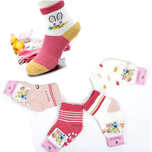 Шкартпетки дитячі тонкі для дівчинки від 0 до 12 місяців